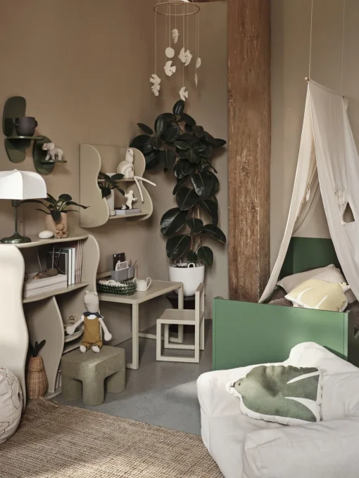 Discount Cojín bordado de algodón ecológico Swif Bird Niños Decoración Infantil|Cojines Infantiles