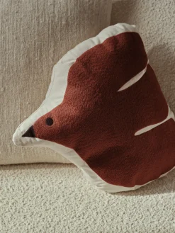 Decoración Infantil|Cojines Infantiles></noscript>Ferm Living Kids Cojín bordado de algodón ecológico Swif Bird Terracota, blanco Off White