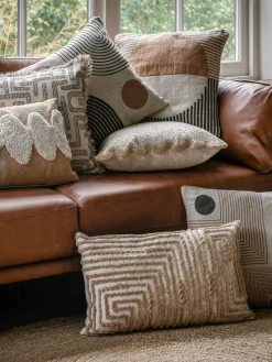 New Cojín con borde festoneado Tabor Cojines Decorativos|Mantas