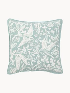 New Cojín de algodón con diseño folk Rosley Cojines Decorativos|Mantas