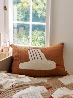 Cojín de algodón ecológico Bird Niños Decoración Infantil|Cojines Infantiles