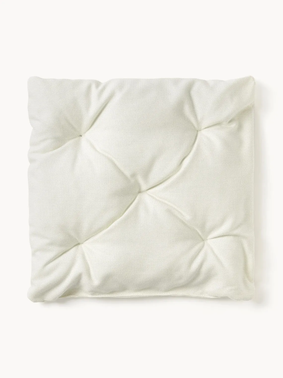 Mantas|Cojines Para Sillas>Westwing Collection Cojín de asiento para exterior Ortun Blanco Off White