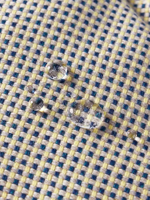 Cojines Para Sillas|Cojines Para Sillas De Jardín>Westwing Collection Cojín de asiento para exterior Ortun Beige, amarillo, azul oscuro