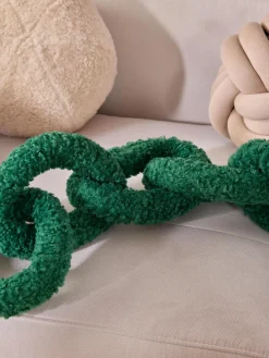 Online Cojín de borreguillo Chain Dotty Cojines Decorativos|Mantas