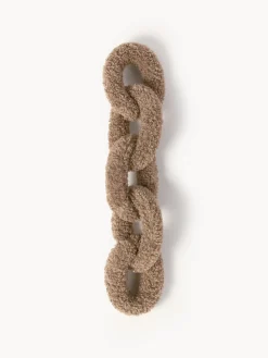 Cojines Decorativos|Mantas></noscript>Westwing Collection Cojín de borreguillo Chain Dotty Turrón