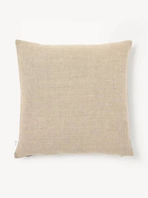 Cojines Decorativos|Cojines Decorativos>Ferm Living Cojín de lino artesanal Oleo Verde salvia, beige claro