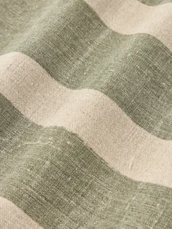 Cojines Decorativos|Cojines Decorativos></noscript>Ferm Living Cojín de lino artesanal Oleo Verde salvia, beige claro