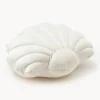 Cojín de terciopelo Shell Mantas|Cojines Decorativos