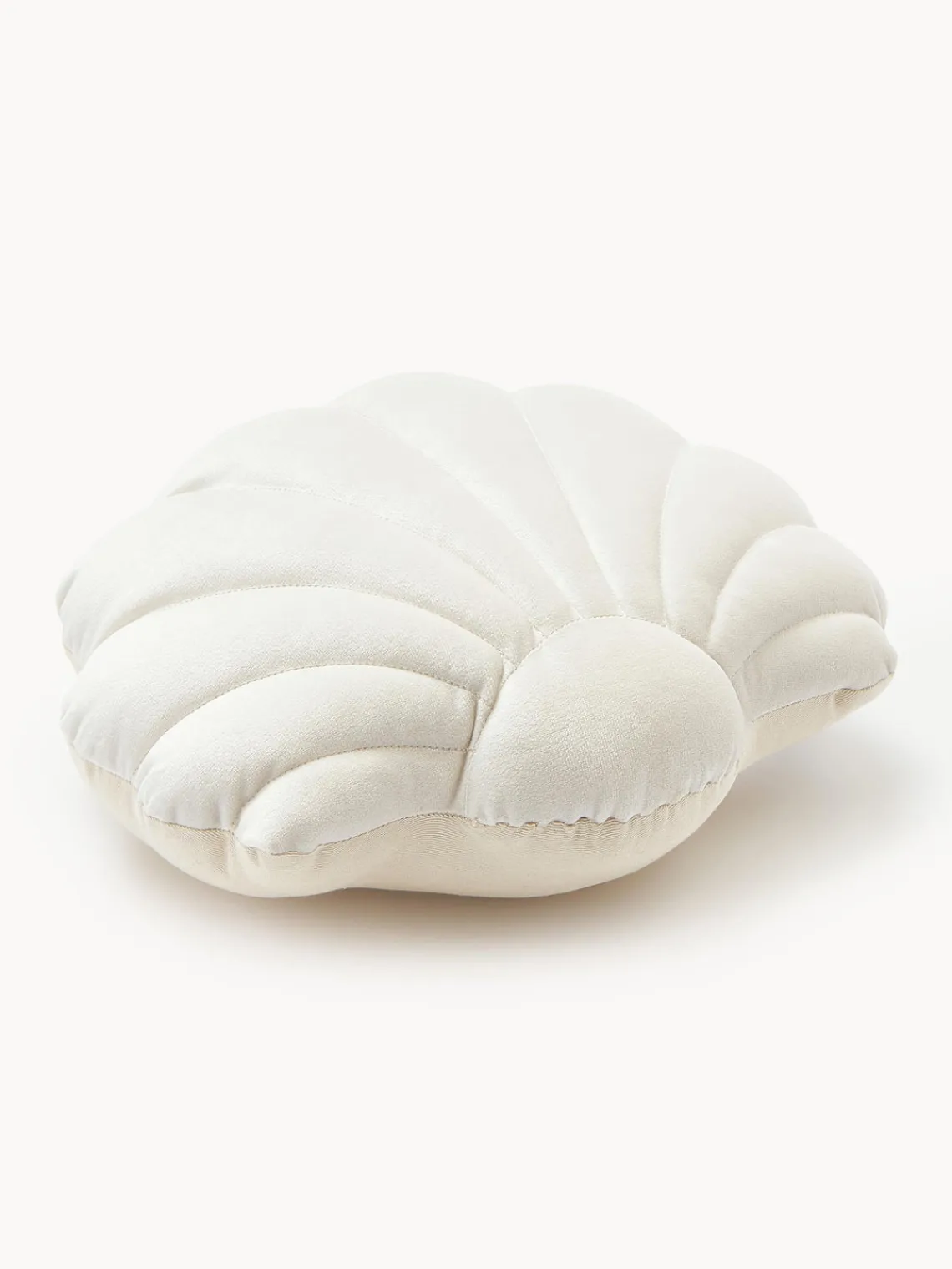Cojín de terciopelo Shell Mantas|Cojines Decorativos