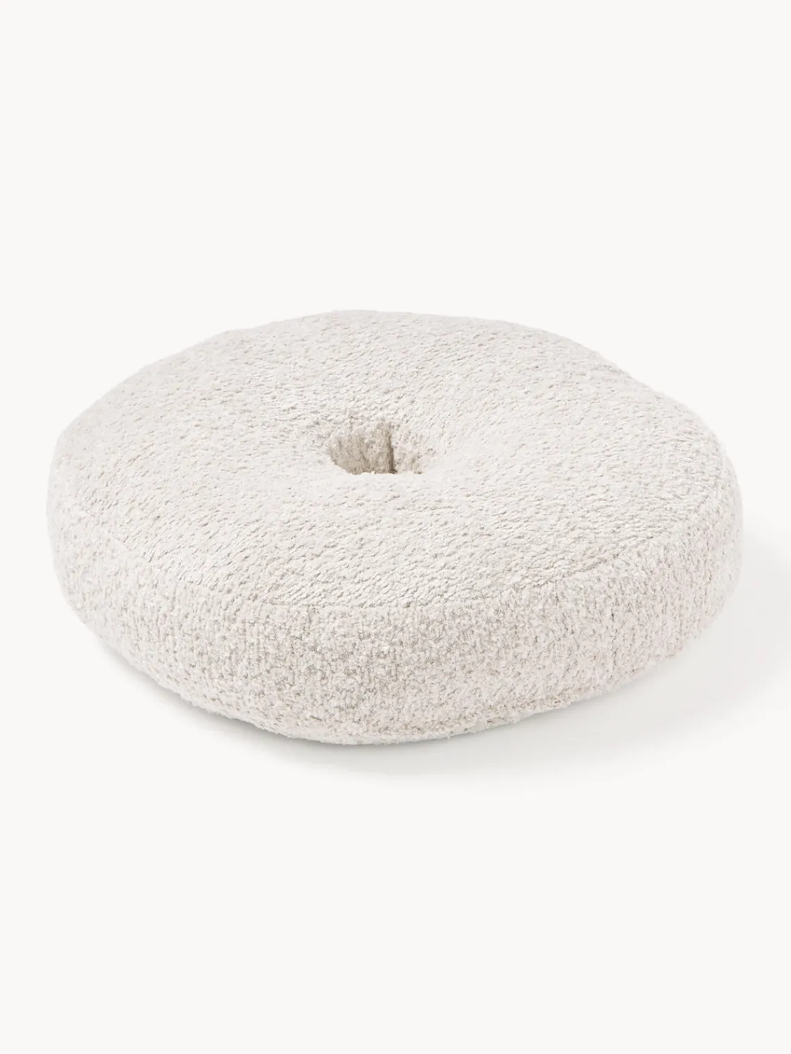 Cojín en forma de donut en tejido bouclé Jack Cojines Decorativos|Mantas