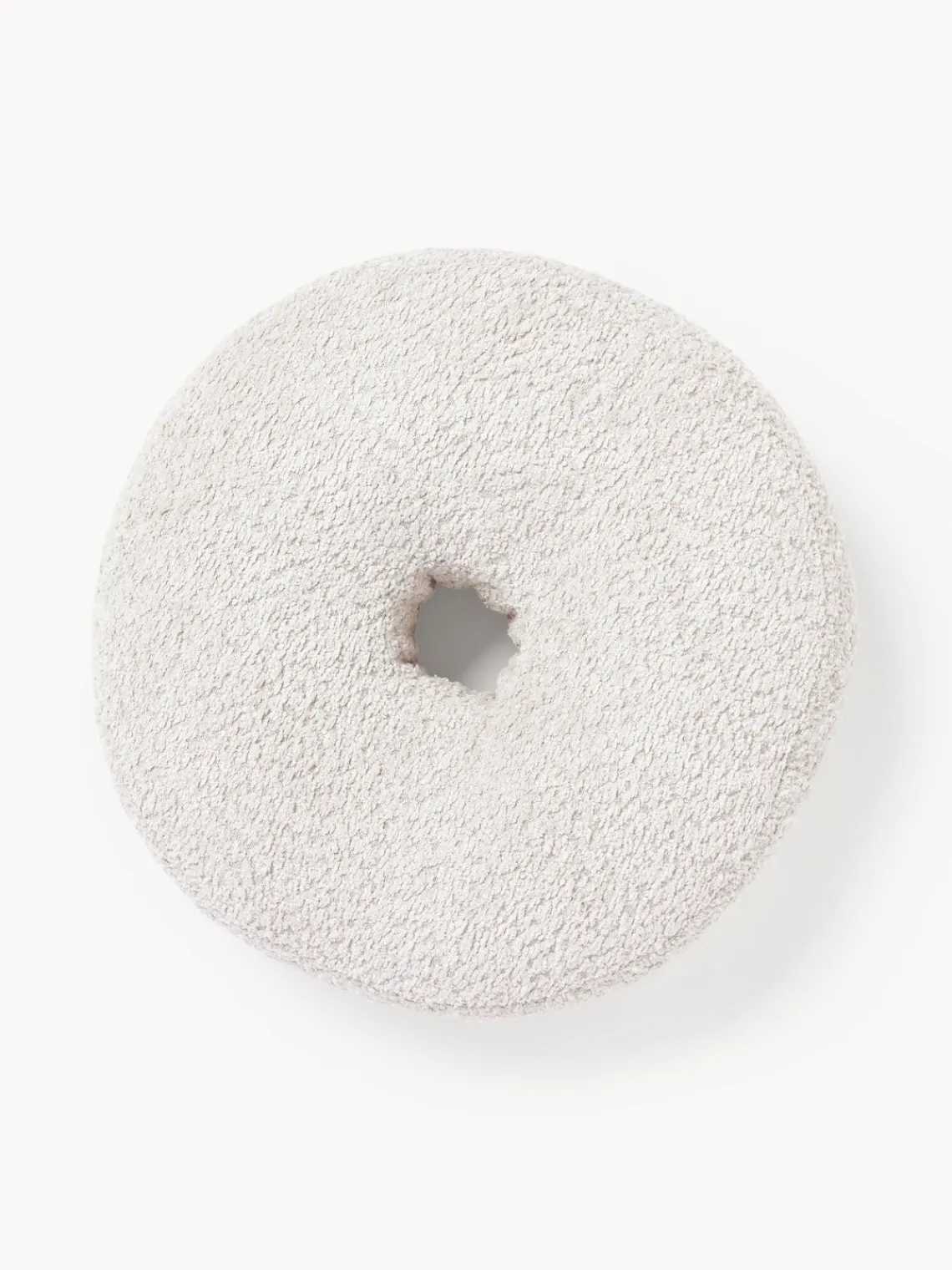 Cojín en forma de donut en tejido bouclé Jack Cojines Decorativos|Mantas