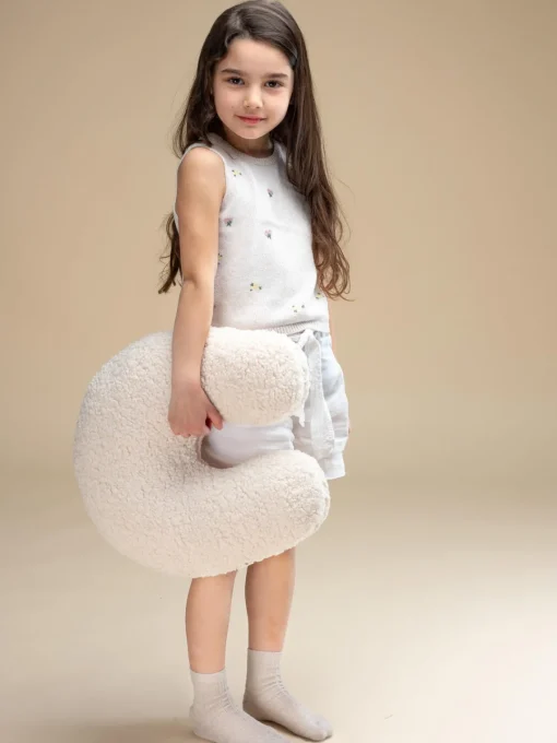 Decoración Infantil|Cojines Infantiles>Wigiwama Cojín en U de borreguillo Arch Blanco Off White