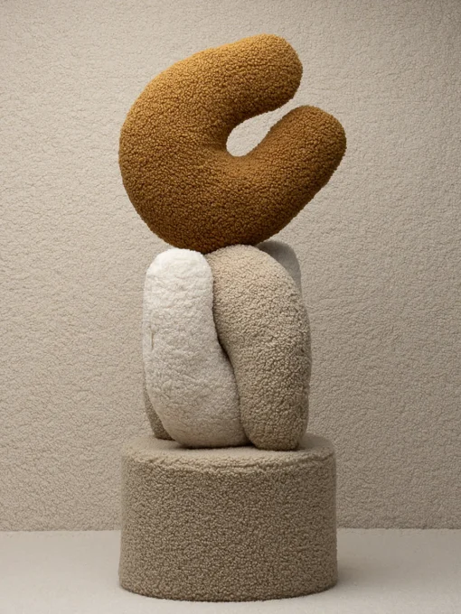 Decoración Infantil|Cojines Infantiles>Wigiwama Cojín en U de borreguillo Arch Blanco Off White
