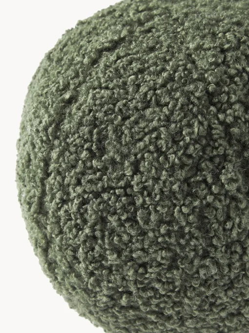 Clearance Cojín esférico de borreguillo Dotty Mantas|Cojines Decorativos