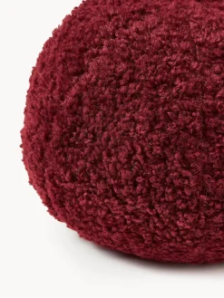 Mantas|Cojines Decorativos></noscript>Westwing Collection Cojín esférico de borreguillo Dotty Rojo vino