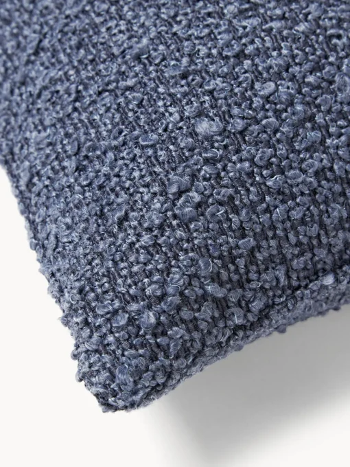 Cojines Decorativos|Cojines Decorativos>Westwing Collection Cojín grande Bellamie Bouclé gris azulado