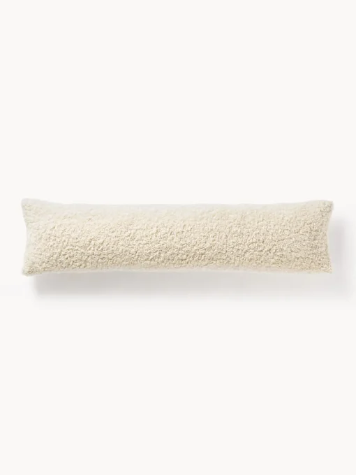 Cojines Decorativos|Mantas>Westwing Collection Cojín grande de borreguillo Dotty Blanco crema