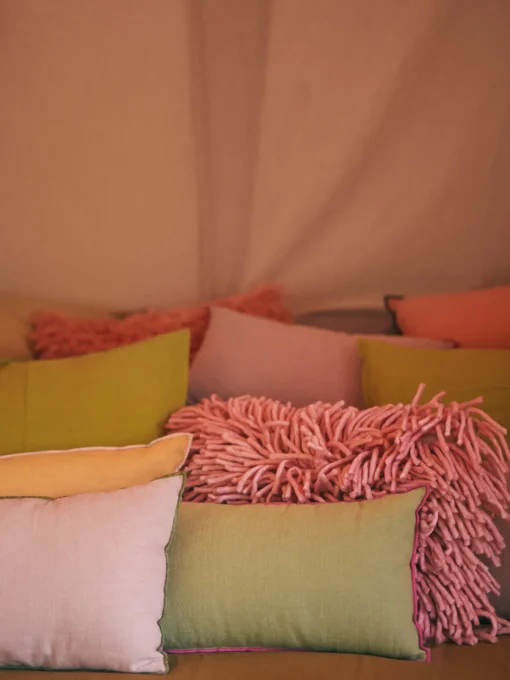 Mantas|Cojines Decorativos>HKLIVING Cojín mullido artesanal Rugged