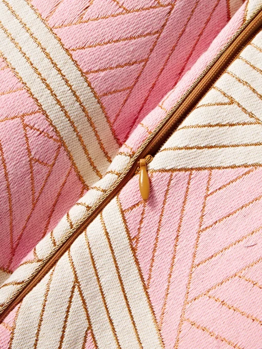 Cojines Decorativos|Mantas>Missoni Cojín Nastri Rosa palo, beige claro