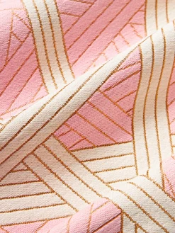 Cojines Decorativos|Mantas></noscript>Missoni Cojín Nastri Rosa palo, beige claro