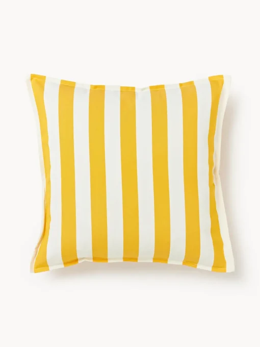 Cojines De Exterior|Cojines Decorativos>Westwing Collection Cojín para exterior Cosby Blanco, amarillo limón