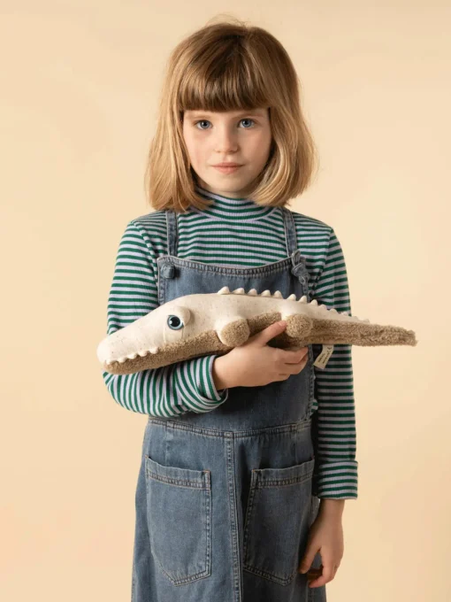Peluches|Juguetes Y Peluches>BigStuffed Cojín peluche artesanal Savanah Croco