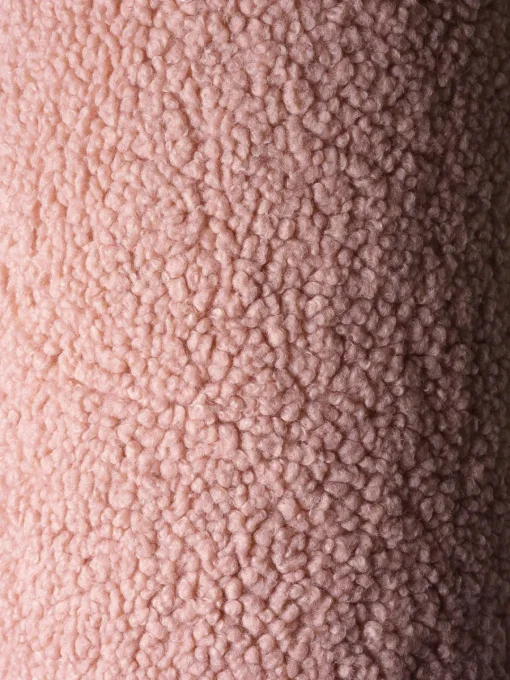 Decoración Infantil|Cojines Infantiles>Wigiwama Cojín peluche de borreguillo Star Rosa claro