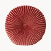 Mantas|Cojines Decorativos>HKLIVING Cojín redondo artesanal de algodón Ripple, Ø 35 cm