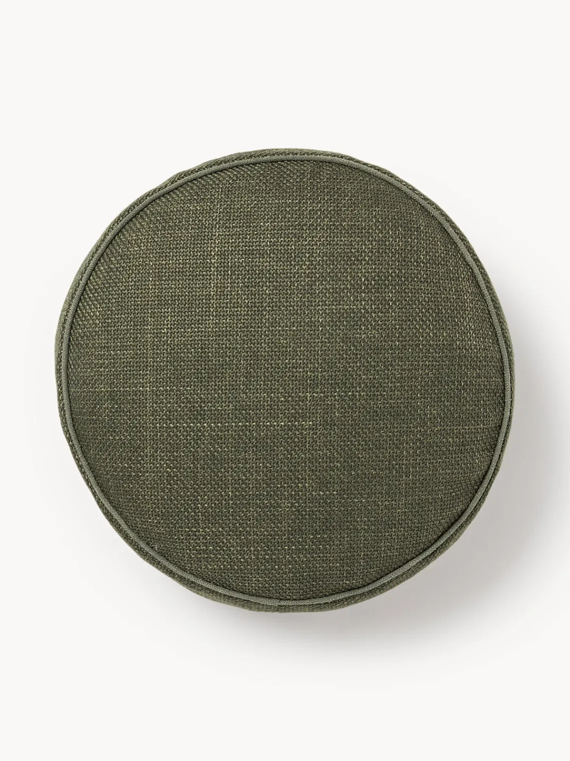 Clearance Cojín redondo decorativo con ribete Aya Cojines Decorativos|Mantas