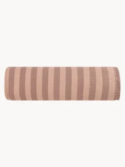 Decoración Infantil|Cojines Infantiles>Nobodinoz Cojín rulo de algodón Vibes Ocre, rosa claro