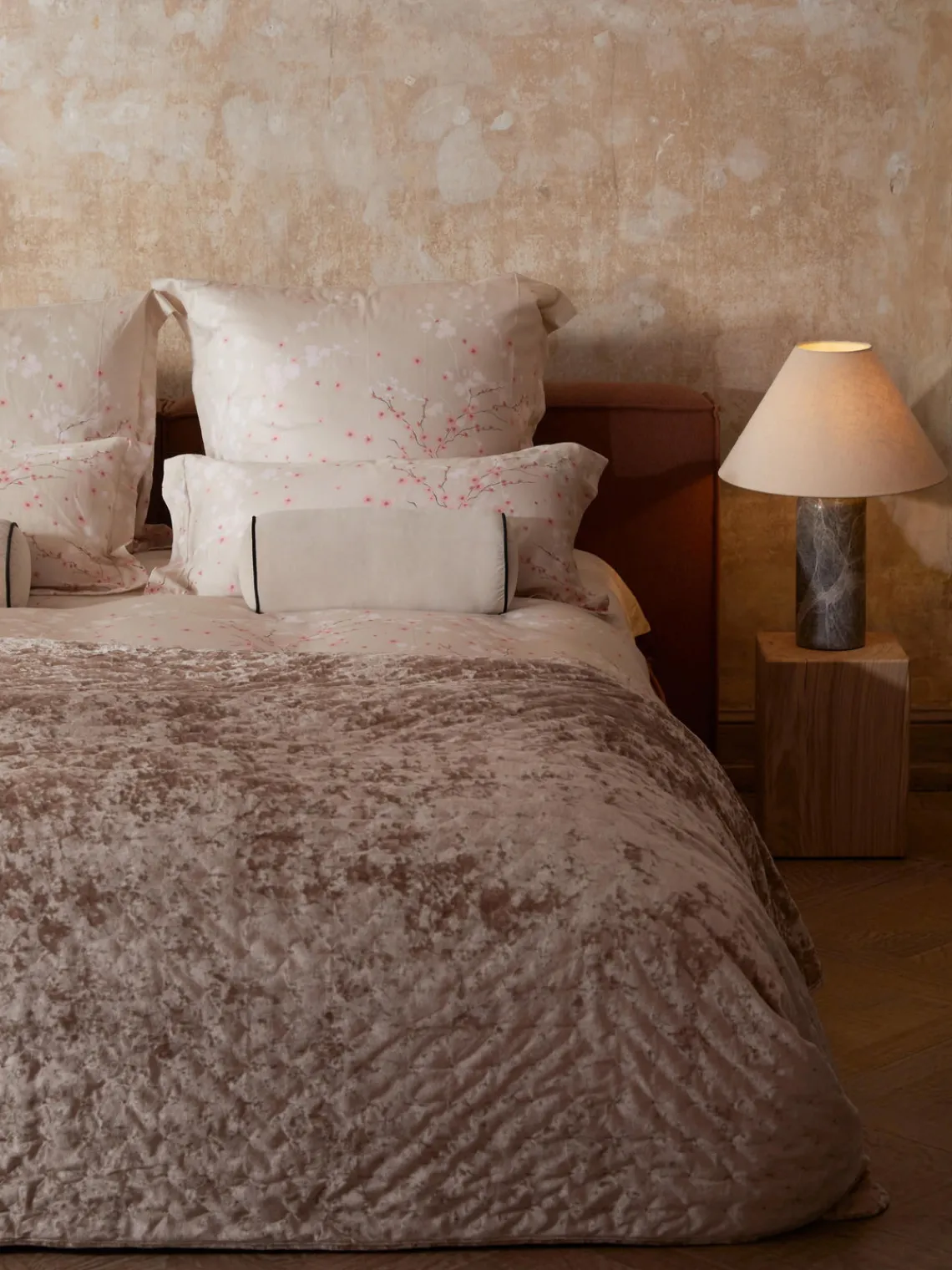 Mantas|Cojines Decorativos>Westwing Collection Cojín rulo de terciopelo Monet