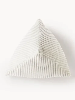 Cojines Decorativos|Mantas></noscript>Westwing Collection Cojín triangular de pana Kylen Blanco Off White