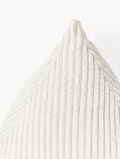 Cojines Decorativos|Mantas></noscript>Westwing Collection Cojín triangular de pana Kylen Blanco Off White