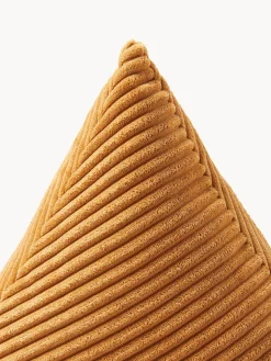 Cojines Decorativos|Mantas></noscript>Westwing Collection Cojín triangular de pana Kylen Naranja