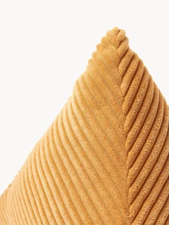 Cojines Decorativos|Mantas></noscript>Westwing Collection Cojín triangular de pana Kylen Naranja