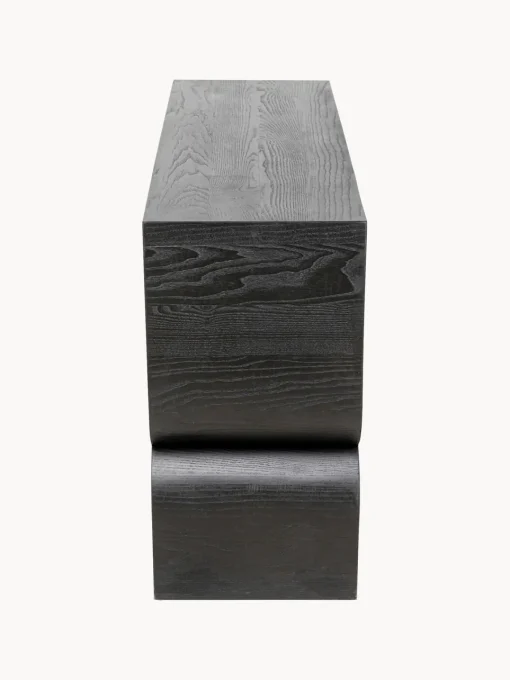 Discount Consola artesanal de madera Curve Mesas Consola|Consolas