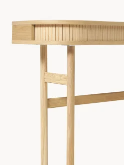 Mesas Consola|Consolas></noscript>Westwing Collection Consola con frente acanalado Calary Madera de roble