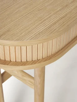 Mesas Consola|Consolas></noscript>Westwing Collection Consola con frente acanalado Calary Madera de roble