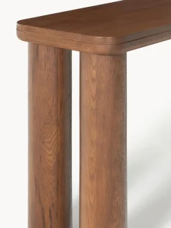 Outlet Consola de madera de roble Kalia Mesas Consola|Consolas