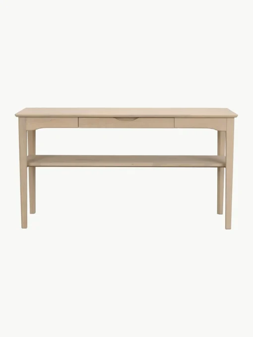 Outlet Consola de madera de roble Markham Mesas Consola|Consolas