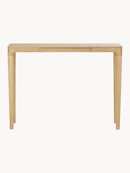 Consola de madera de roble con cajón Heart'n'Soul Mesas Consola|Consolas