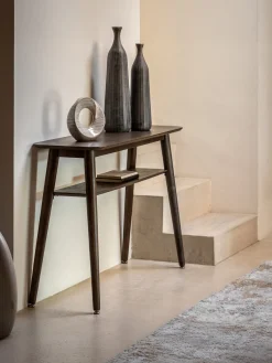 Mesas Consola|Consolas></noscript> Consola de madera Hatfield
