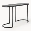 Mesas Consola|Consolas>Bloomingville Consola de metal con tablero de madera Carter