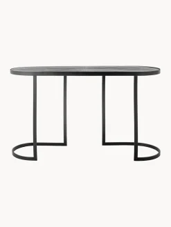 Mesas Consola|Consolas></noscript>Bloomingville Consola de metal con tablero de madera Carter