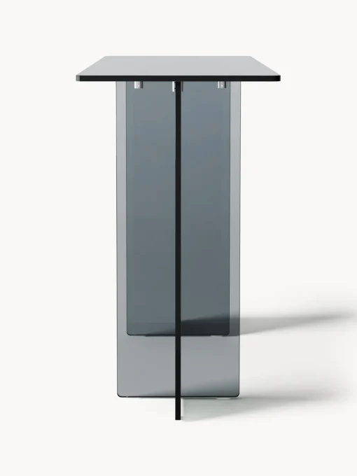 Mesas Consola|Consolas>Westwing Collection Consola de vidrio Anouk Gris transparente