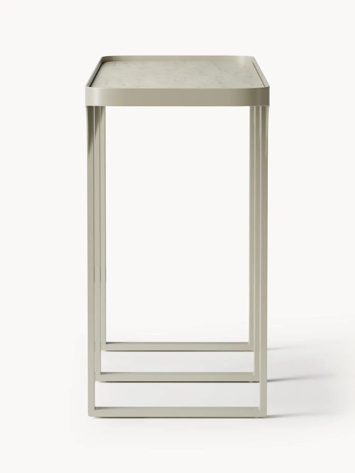 Mesas Consola|Consolas>Westwing Collection Consola en look travertino Bella Aspecto travertino beige claro