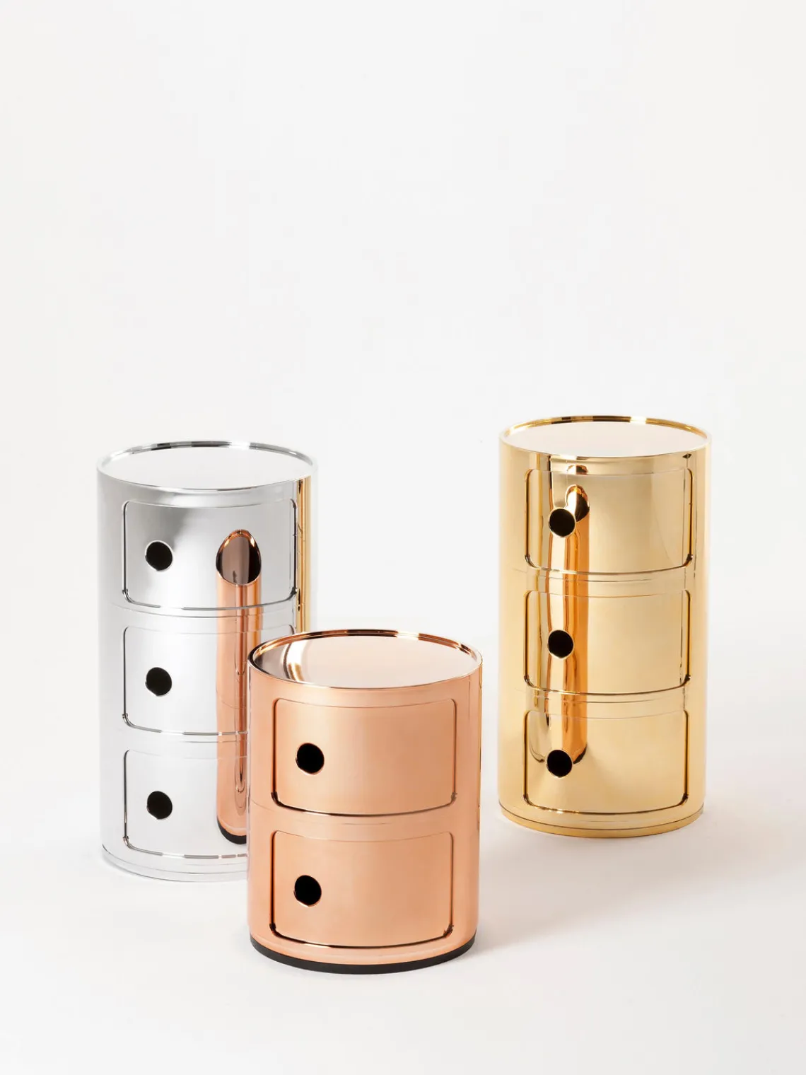 Clearance Contenedor de diseño Componibili, 3 módulos Cajoneras|Mesas Auxiliares