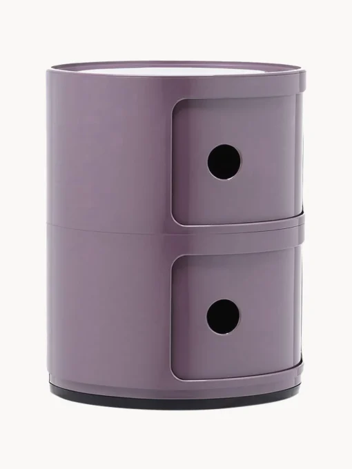 Cajoneras|Mesas Auxiliares>Kartell Contenedor de diseño Componibili, 2 módulos Lila brillante