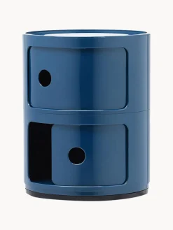 Cajoneras|Mesas Auxiliares>Kartell Contenedor de diseño Componibili, 2 módulos Azul brillante