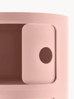 Cajoneras|Mesas Auxiliares></noscript>Kartell Contenedor de diseño Componibili, 3 módulos Rosa oscuro mate